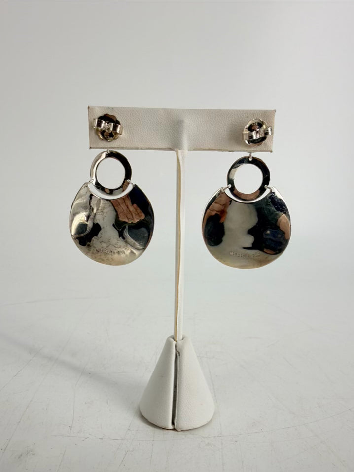 IPPOLITA STERLING SILVER Flat Disk Dangle Earrings