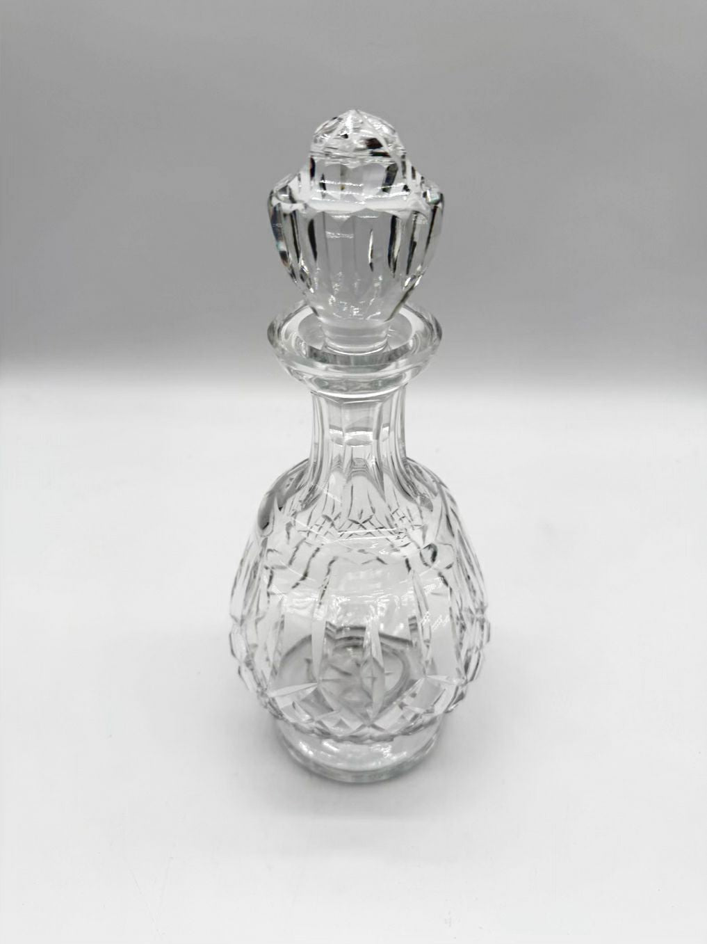 WATERFORD Lismore Clear Crystal Footed Decanter