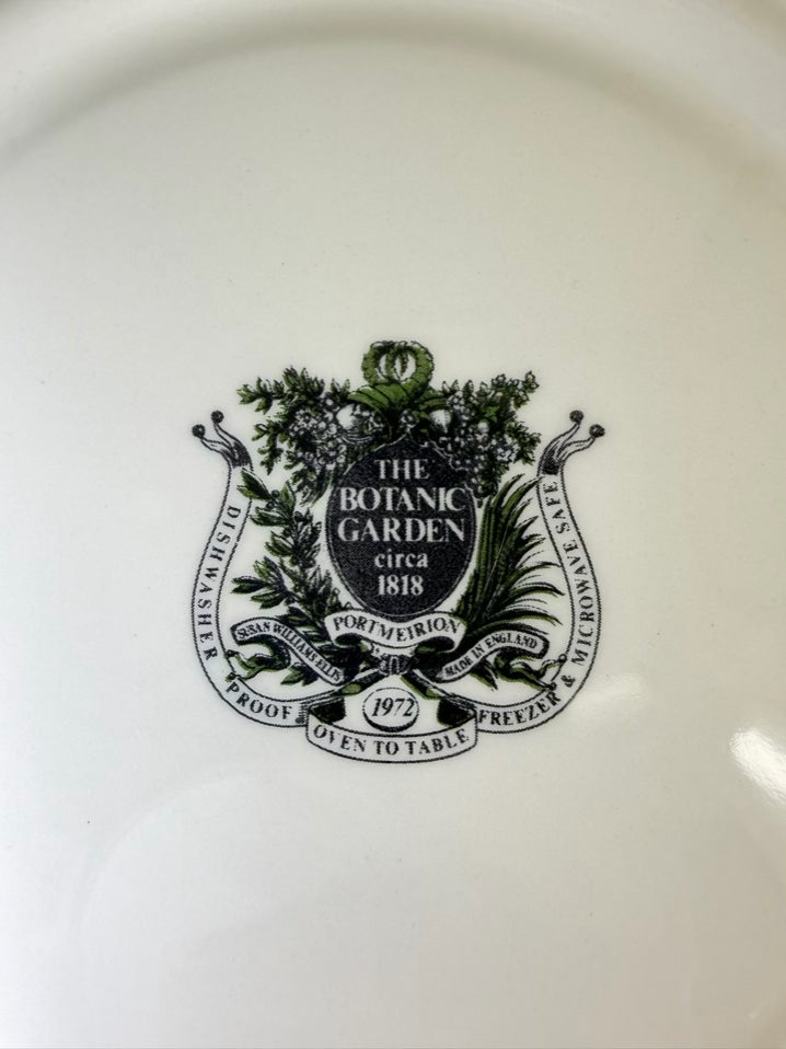 PORT MEIRION The Botanic Garden Tea Set w/ 4 Cups, Saucers, Cream & Sugar