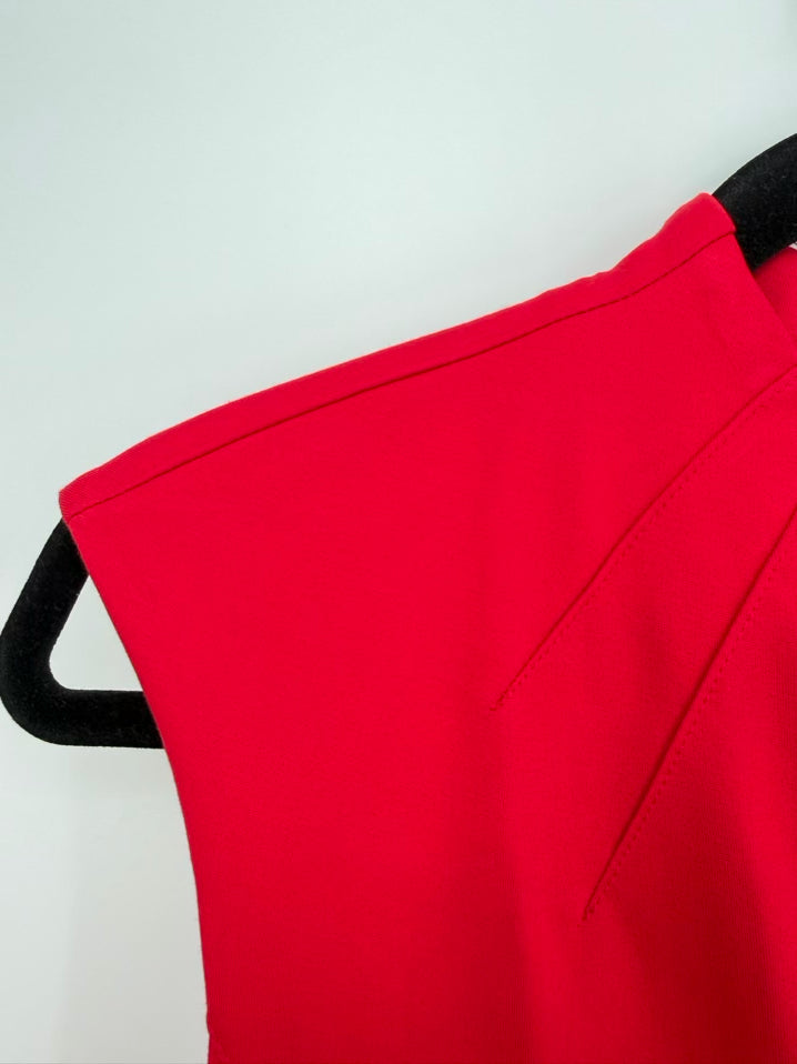 JUDE CONNALLY Kendall Ponte Wmn's Size M Red Jumpsuit