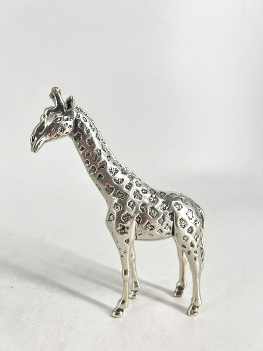 D' ARGENTA Silver STERLING SILVER Giraffe Figurine