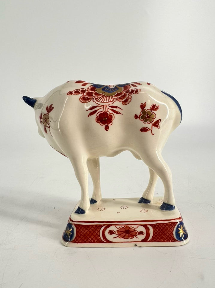 DELFT Navy, Rust & Cream Porcelain Imari Figure