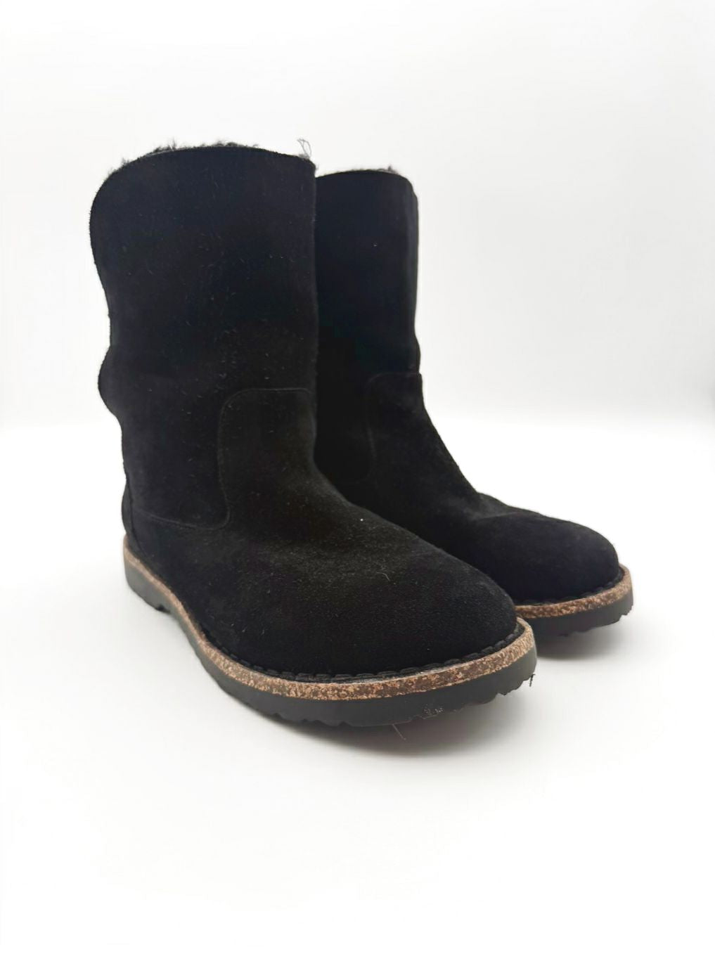 BIRKENSTOCK WMNS Size 39 Black Leather Booties