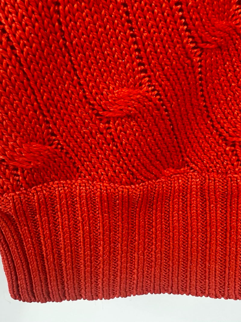 RALPH LAUREN BLACK LABEL Size M Orange Sweater