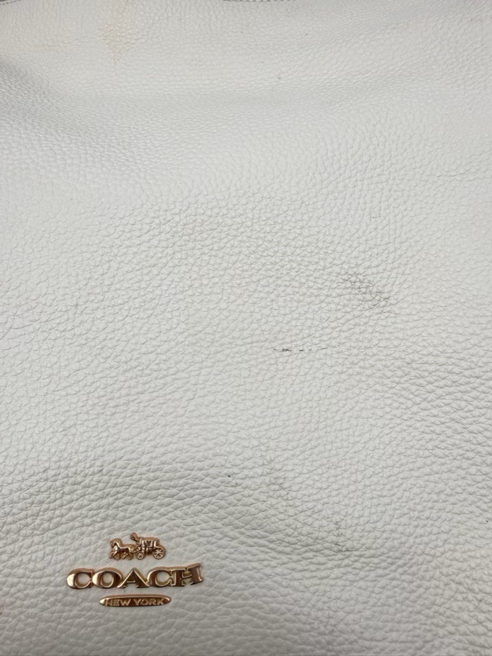 COACH Cream & Black Leather Purse