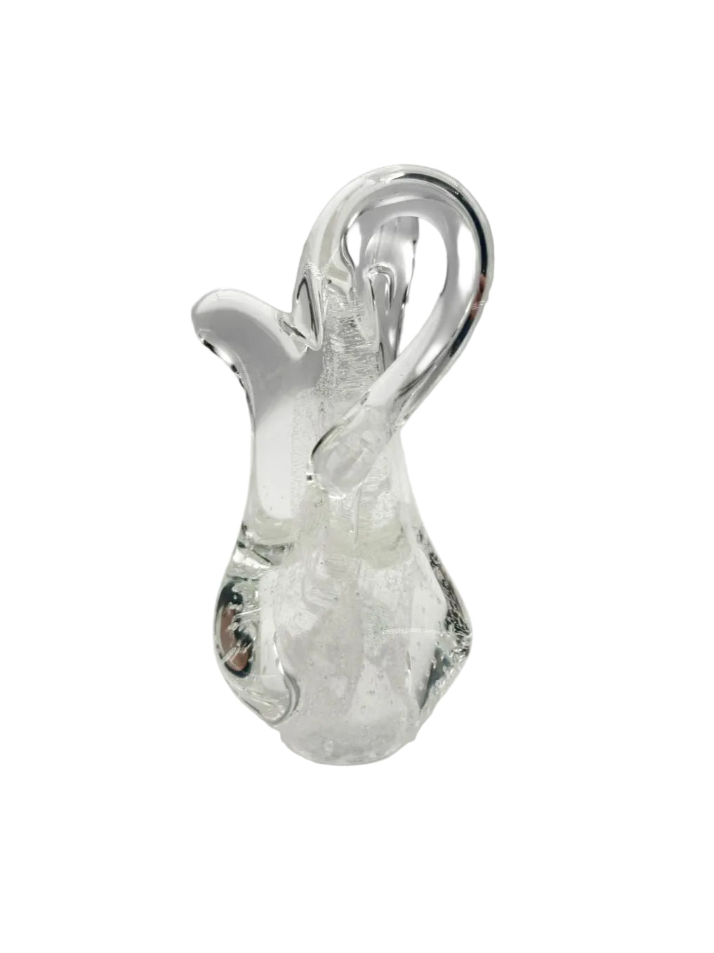 Clear & White Glass Abstract Jim Karg Object