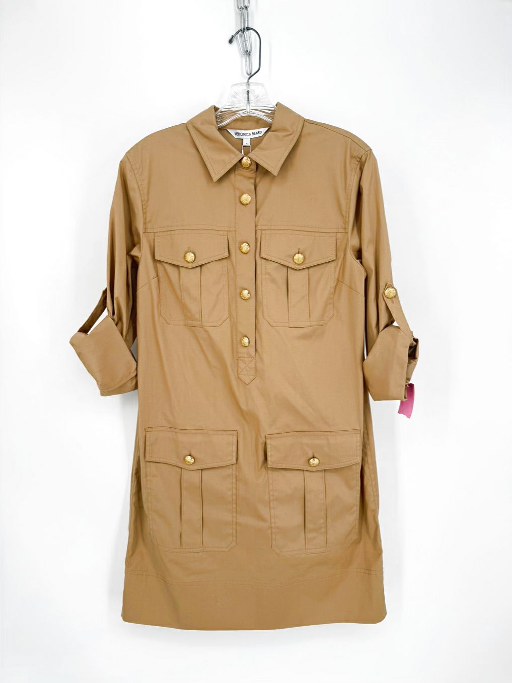 VERONICA BEARD Size Wmn's 4 Khaki Dress