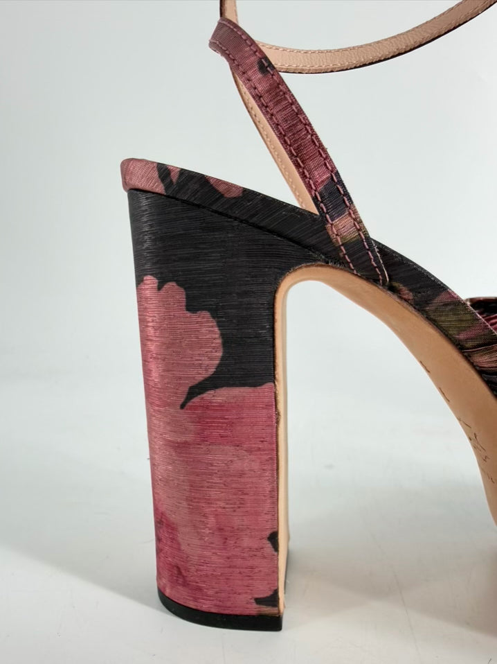 LOEFFLER RANDALL Size 9 Black & Pink Heels