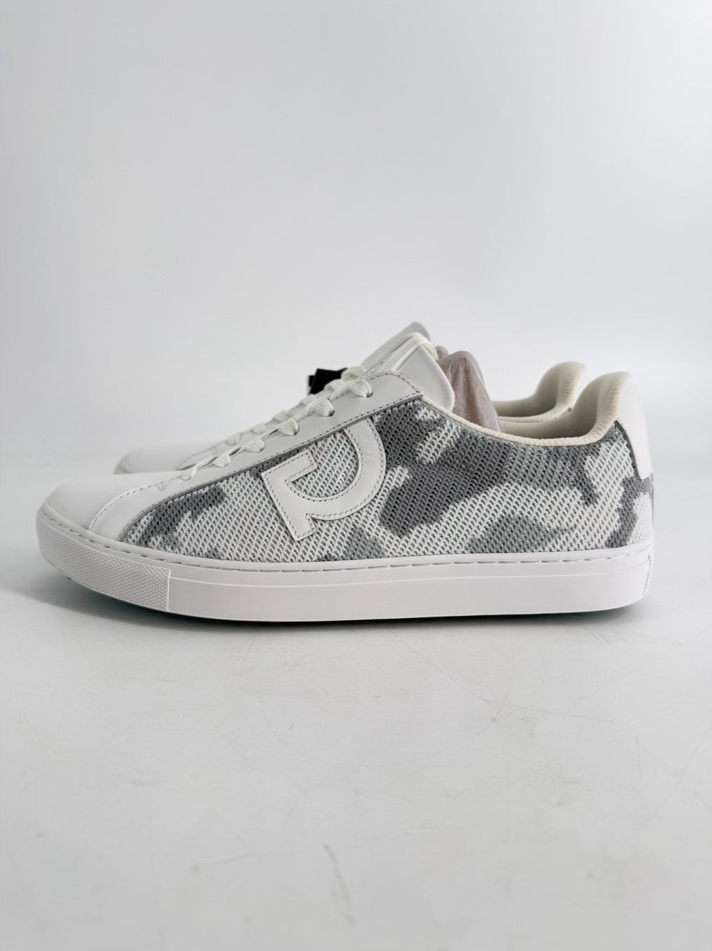 G/FORE Men's Size 11.5 White & Gray Camouflage Print Golf Shoes NWT
