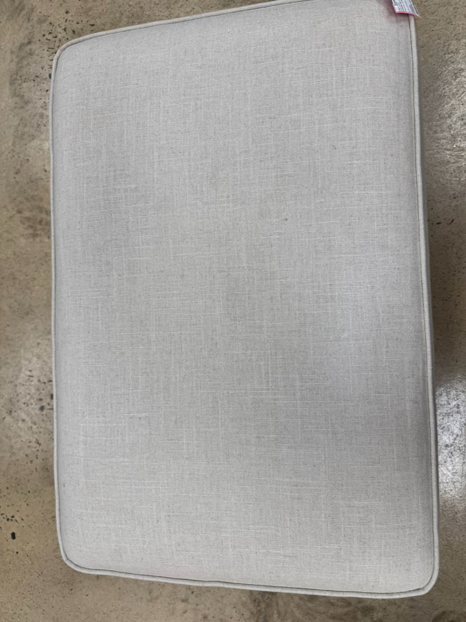 ETHAN ALLEN Cream French Foot Stool