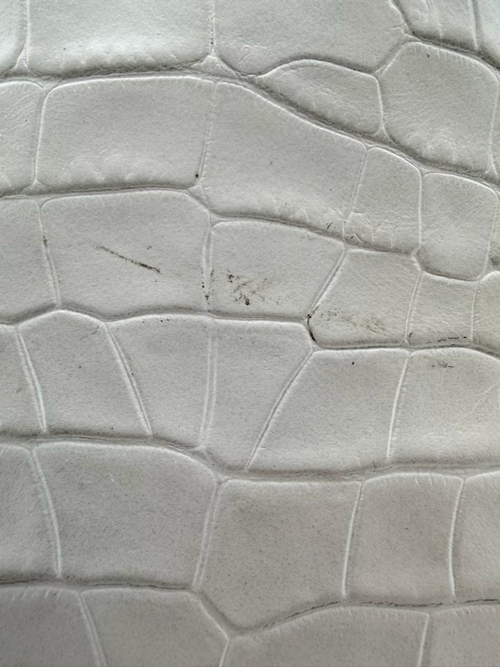 MICHAEL MICHAEL KORS Hamilton Taupe & White Animal Print Purse