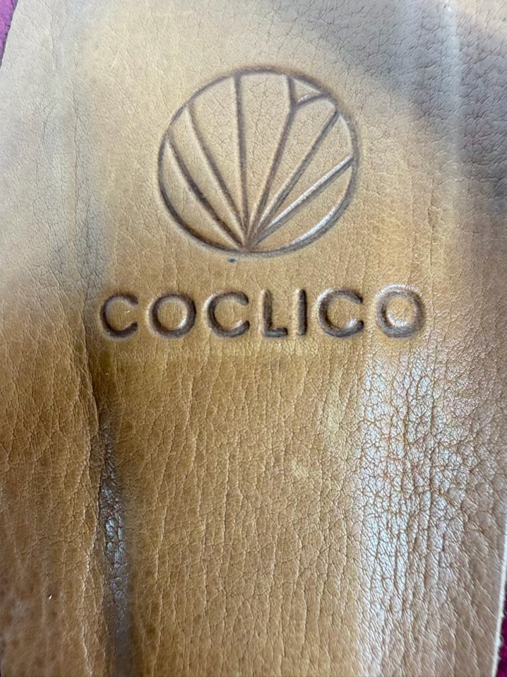 COCLICO Size 38.5 Red Leather Heels