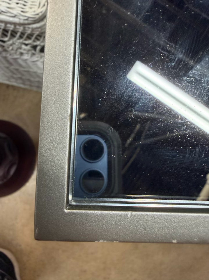 Mirrored End Table