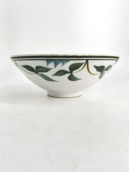 ENGLAND Blue & Green Birds Bowl