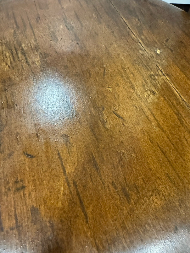 Wood Round Ball & Claw Feet Piano Stool