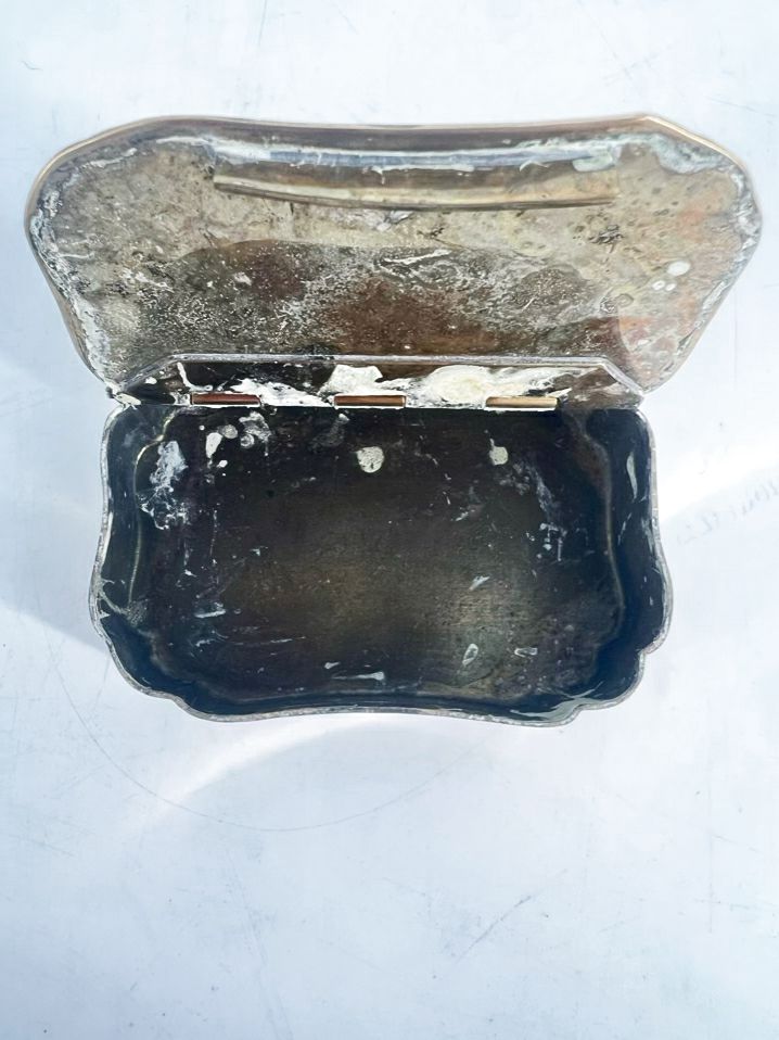 Gold Tone Brass 19th Century Trinket Box