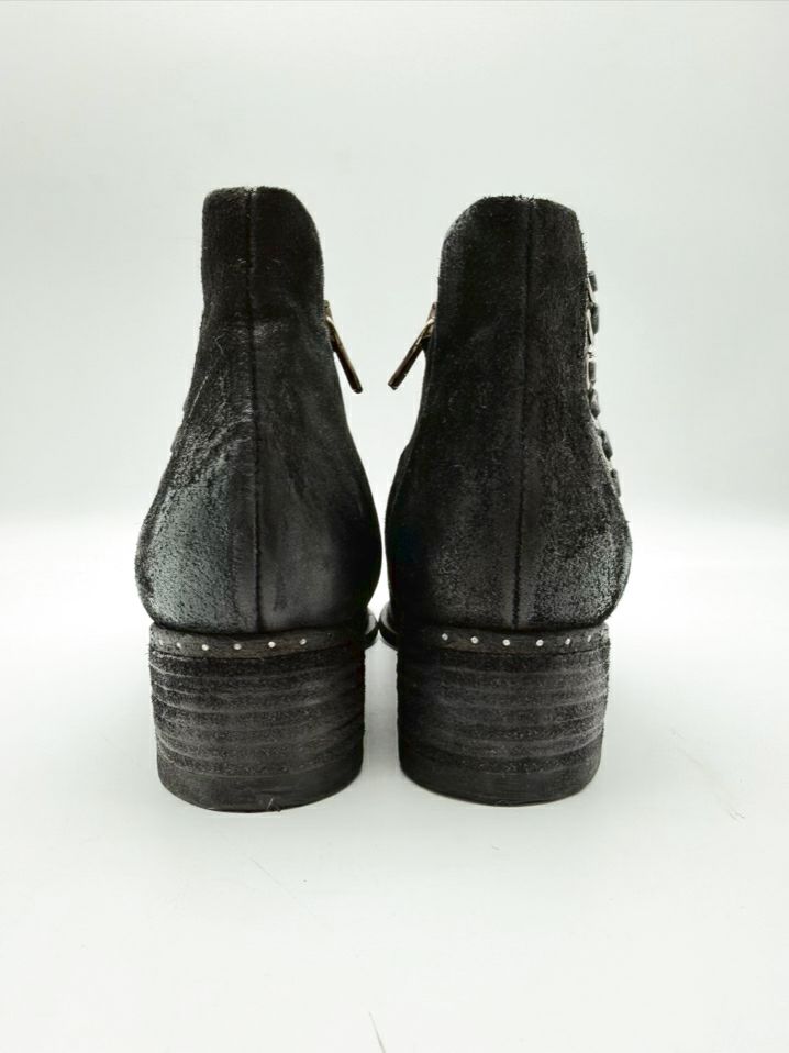 AS 98 WMNS Size 39 Black Leather Booties