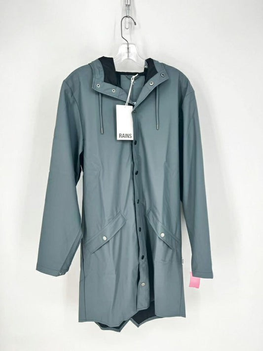RAINS Size S Lagoon Raincoat NWT