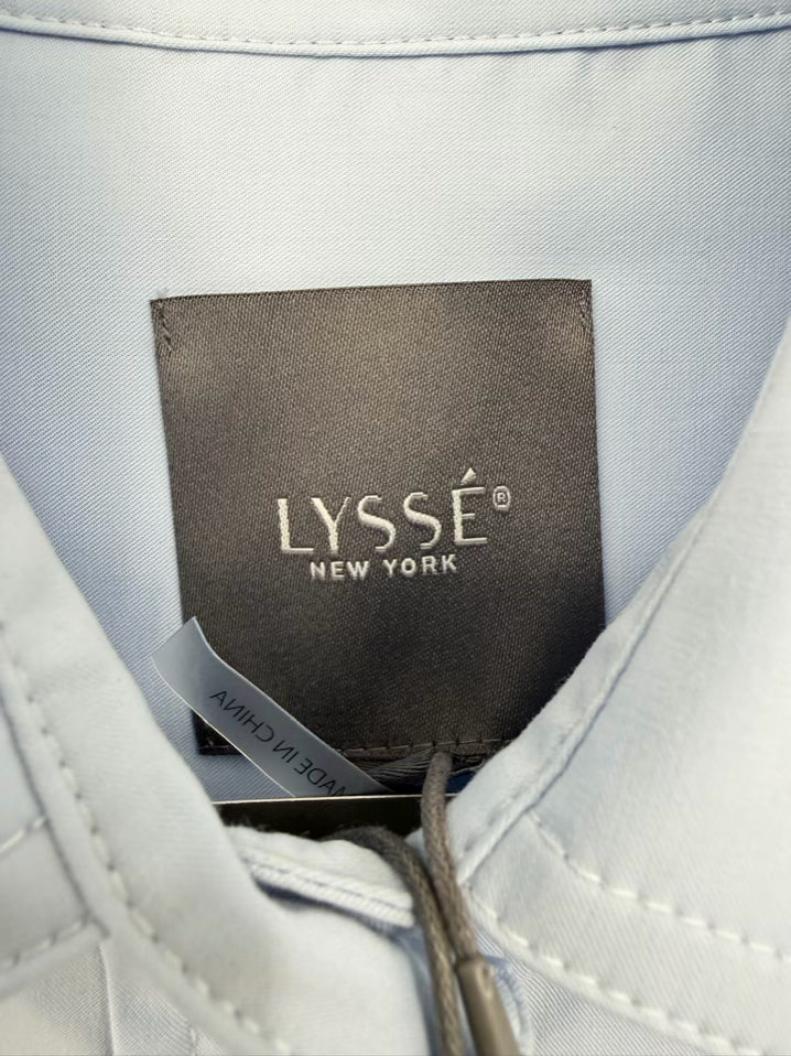 LYSSE Size M Powder Blue Blouse NWT