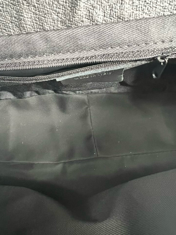 BORSE IN PELLE Black Leather Quilted Purse