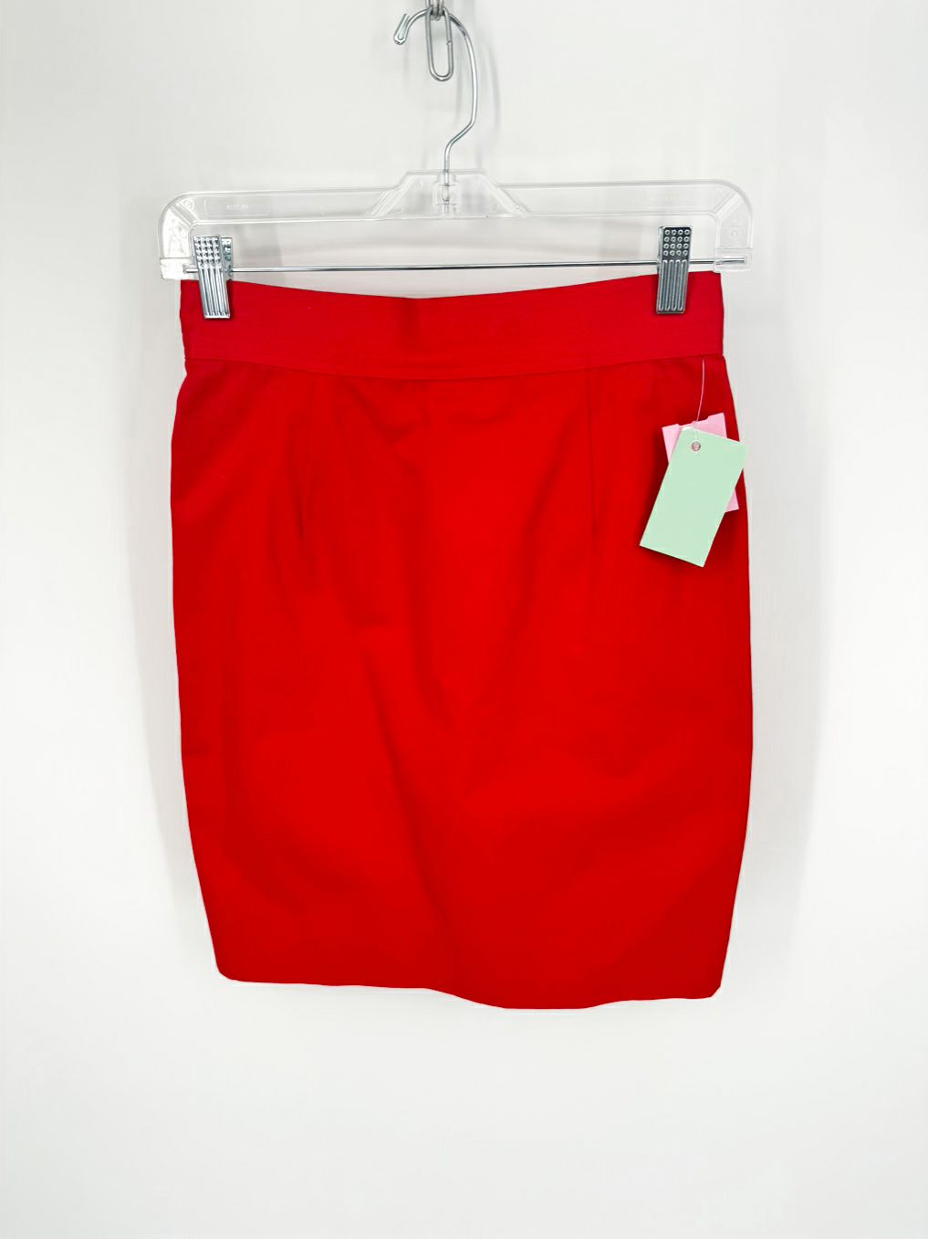 VINTAGE GEMMA KAHNG Size 8 Red Skirt