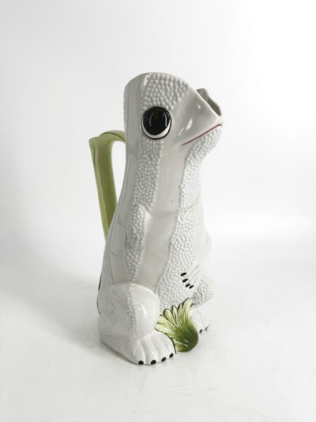 MOTTAHEDEH White & Green Frog Pitcher
