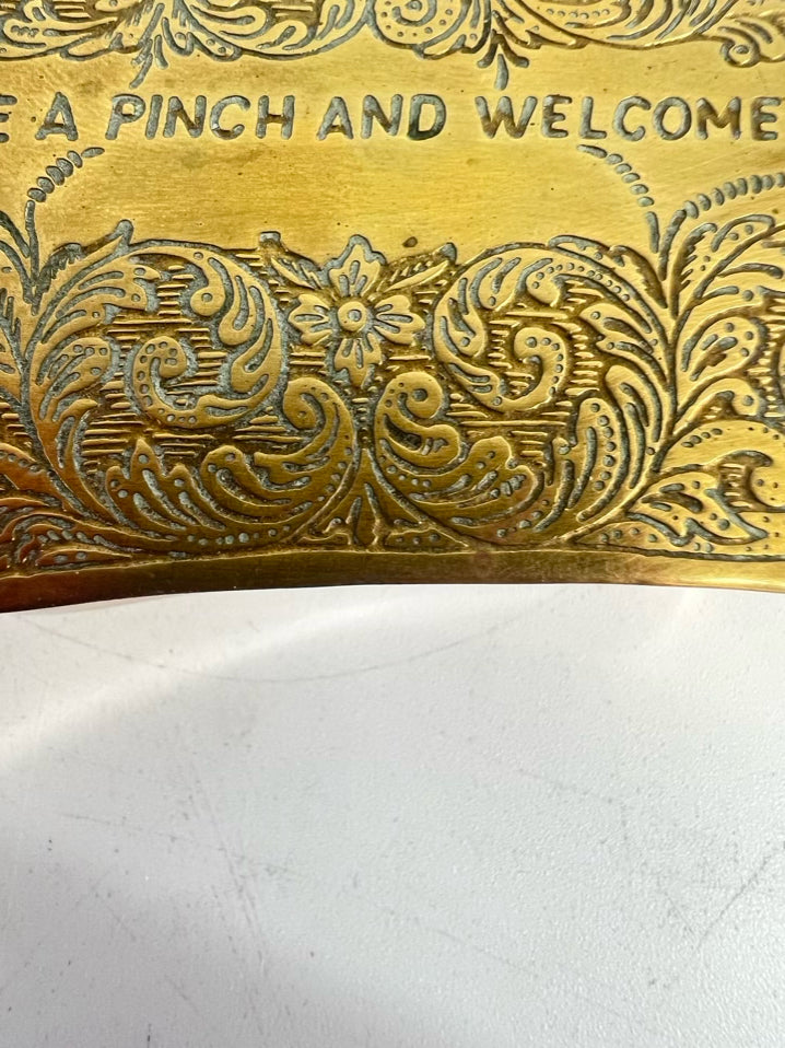 Gold Tone Brass 19th Century Trinket Box