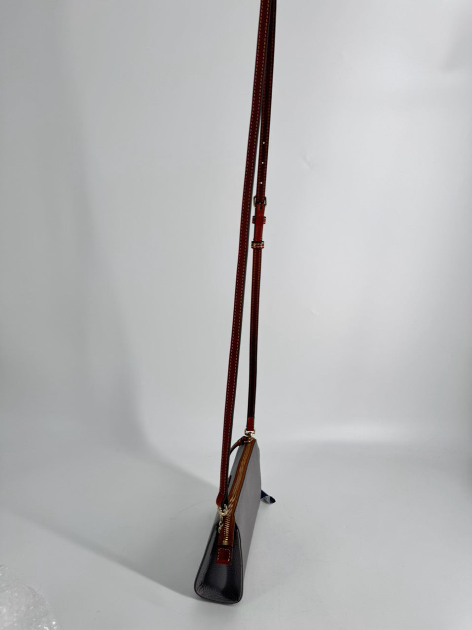 DOONEY & BOURKE Putty Leather Crossbody Bag NWT