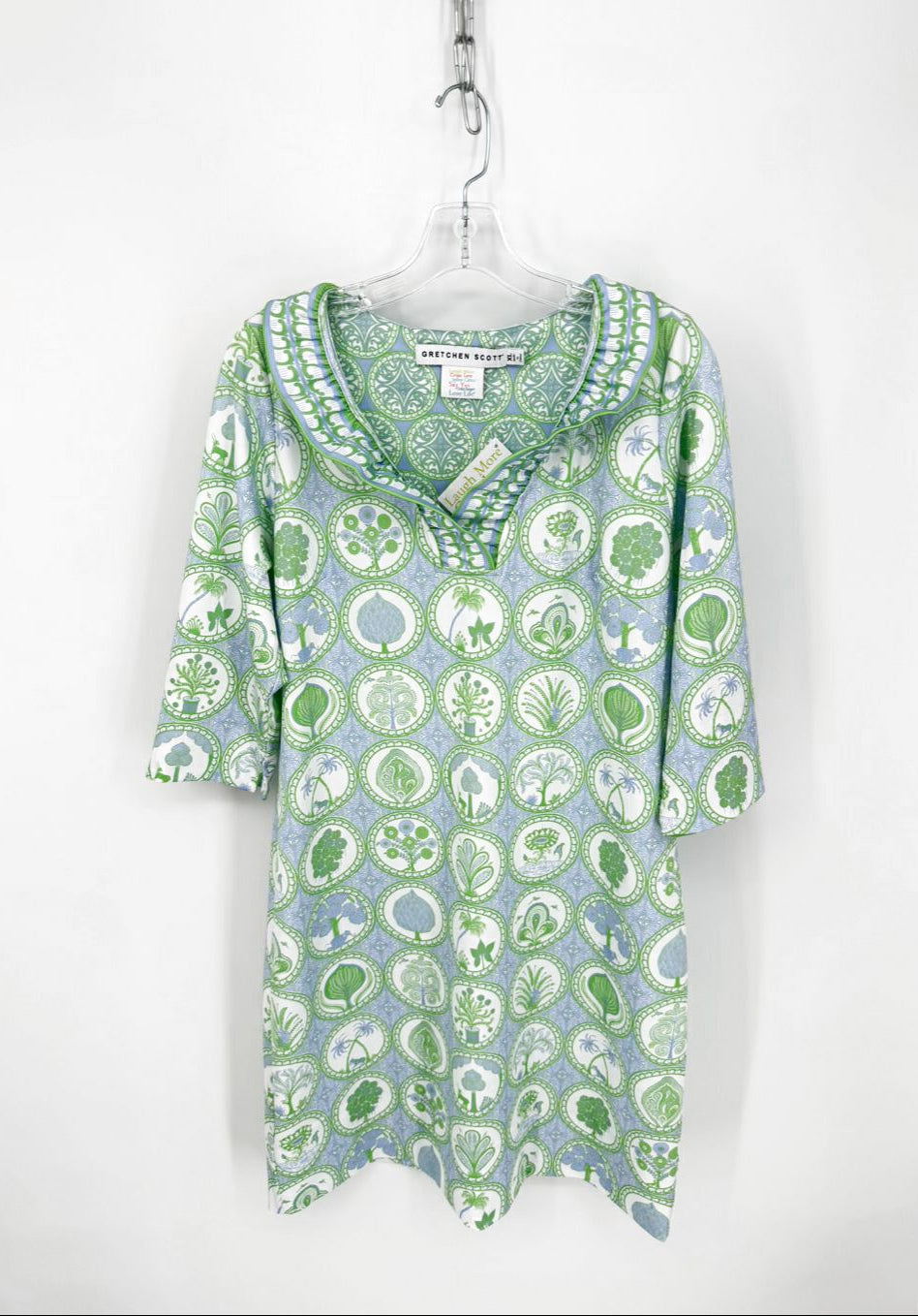 GRETCHEN SCOTT Size XL Periwinkle Print Dress NWT