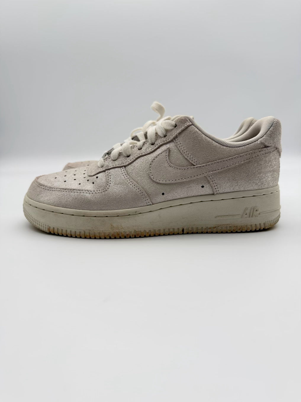 NIKE Air Force 1 Sparkle WMNS Size 8 White Sneakers