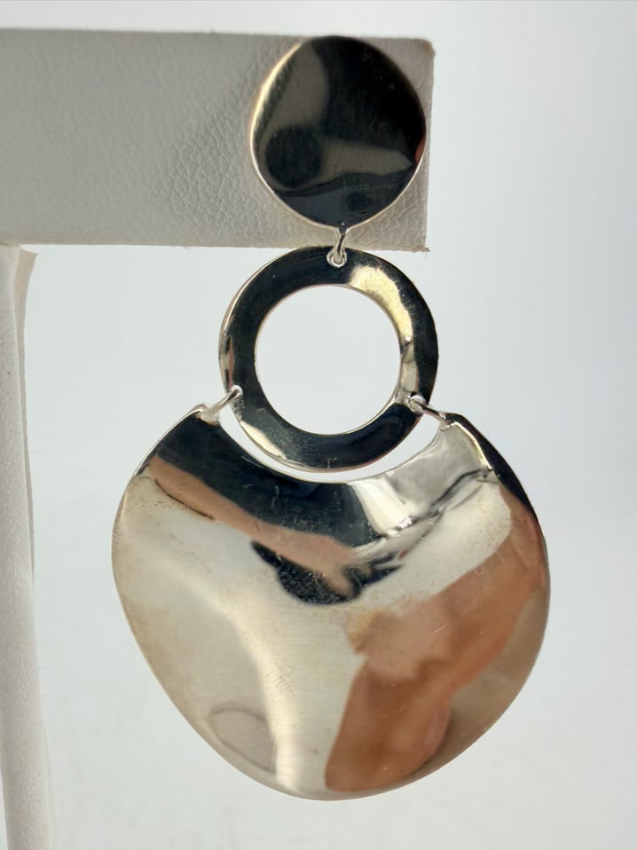 IPPOLITA STERLING SILVER Flat Disk Dangle Earrings