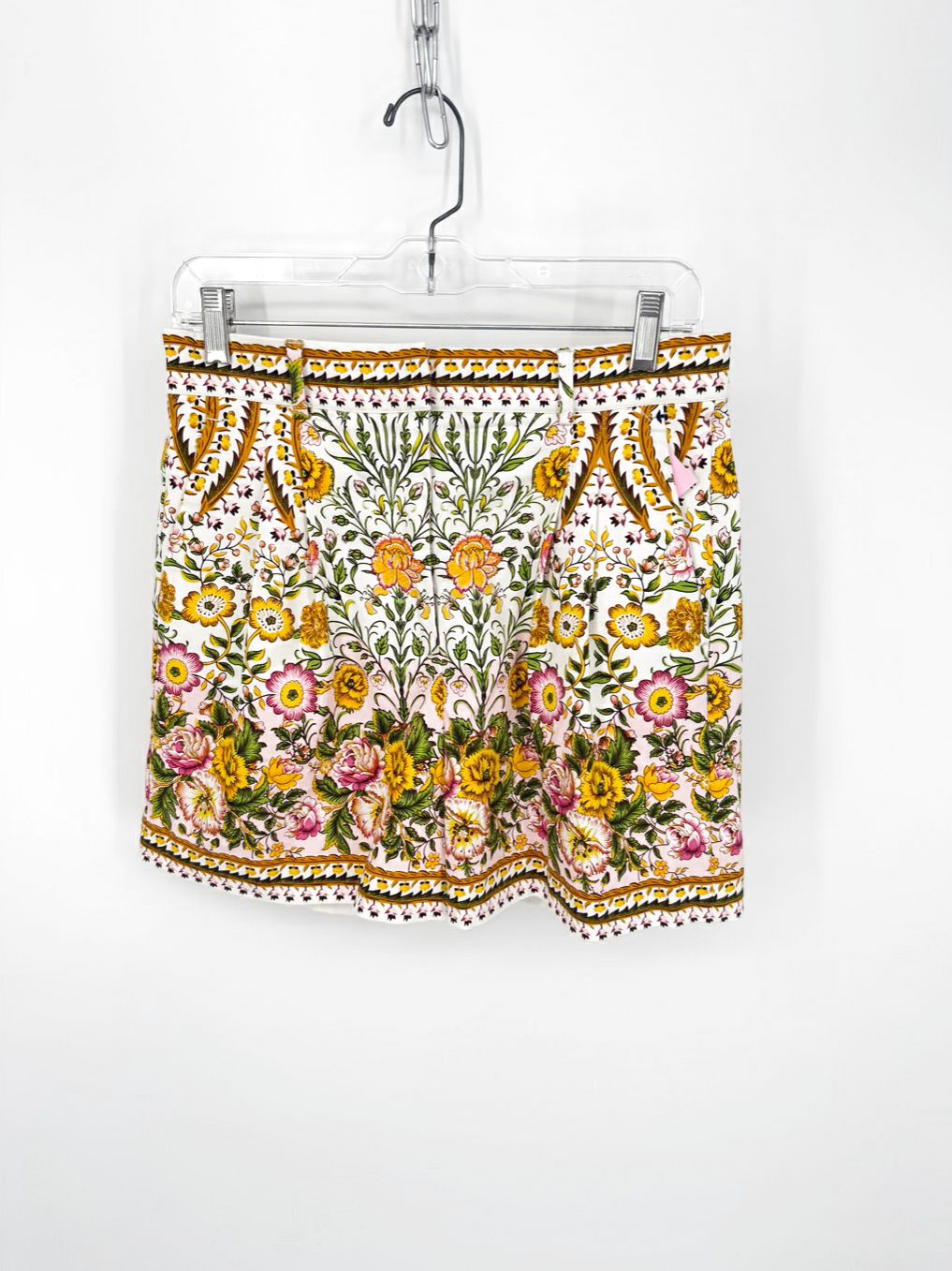 A LOVES A Size 8 Yellow & Green Floral Shorts NWT
