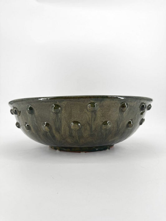 Green Large Pottery Bowl