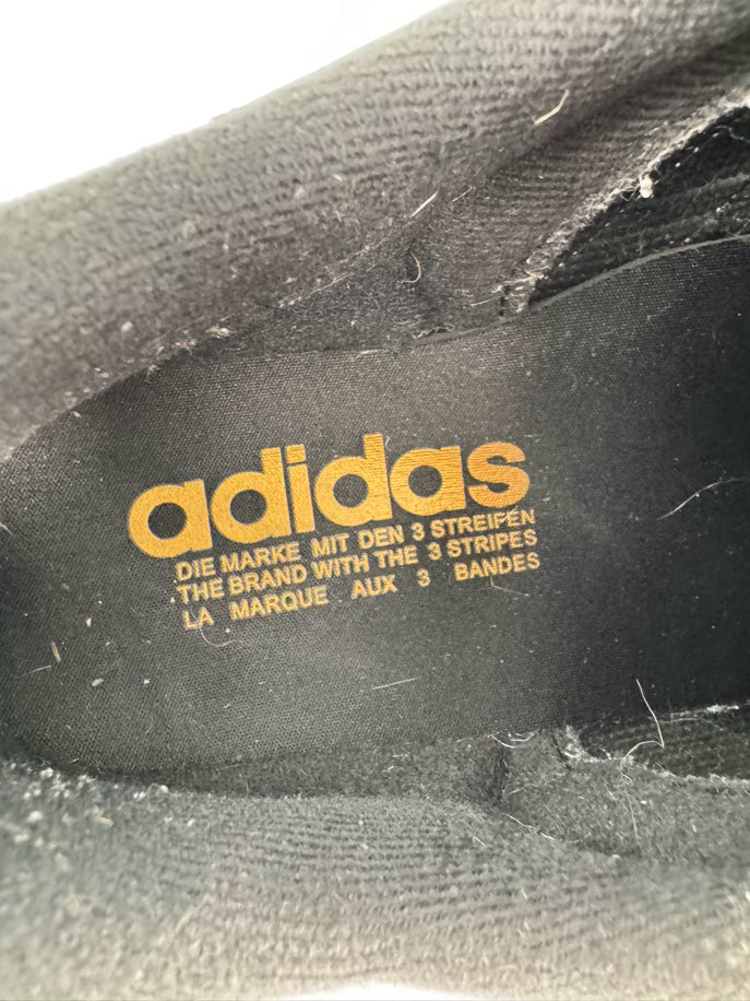 ADIDAS Size 8.5 Black & White Samba Sneakers