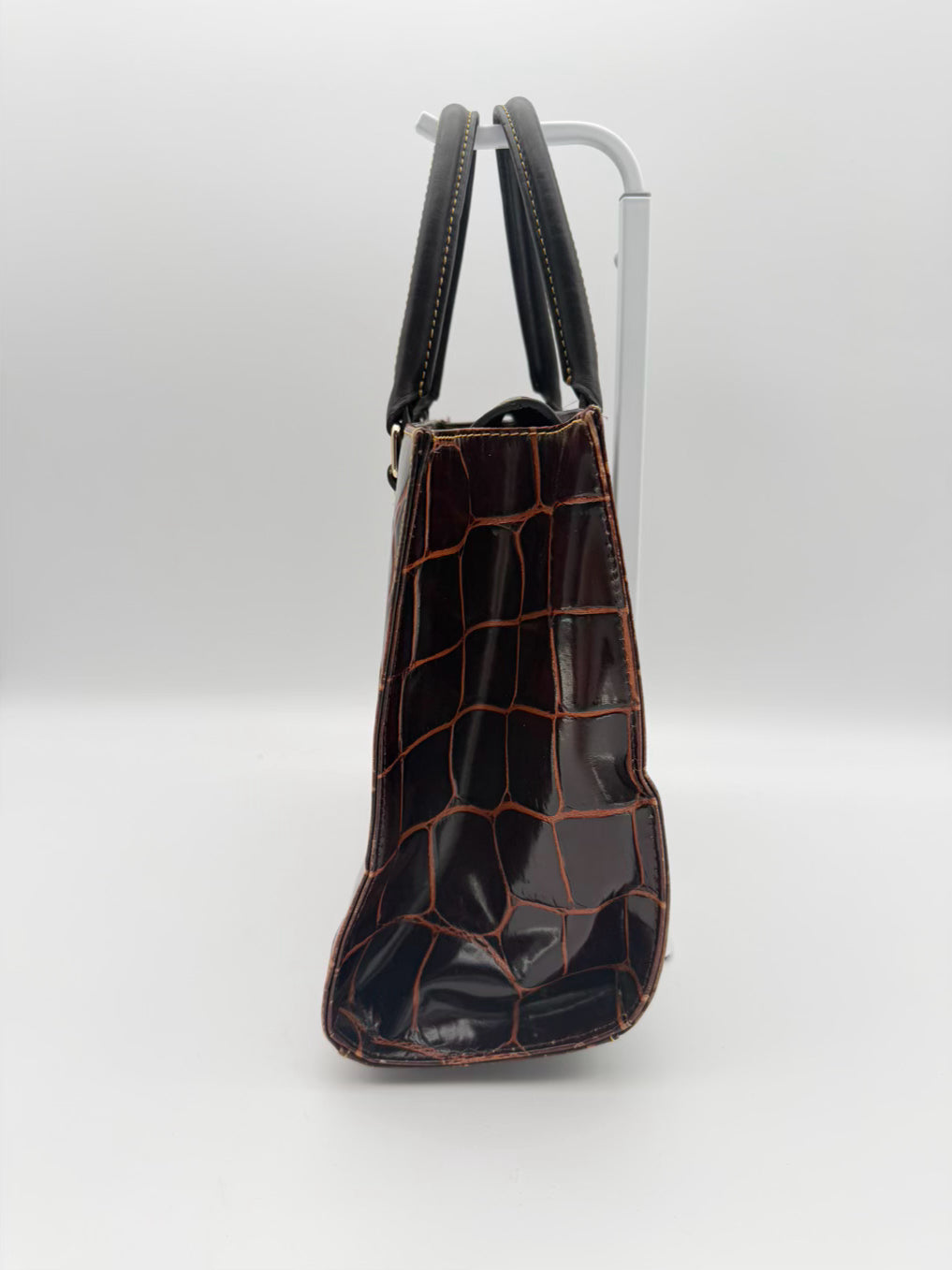 DOONEY & BOURKE Chocolate Leather Embossed Purse