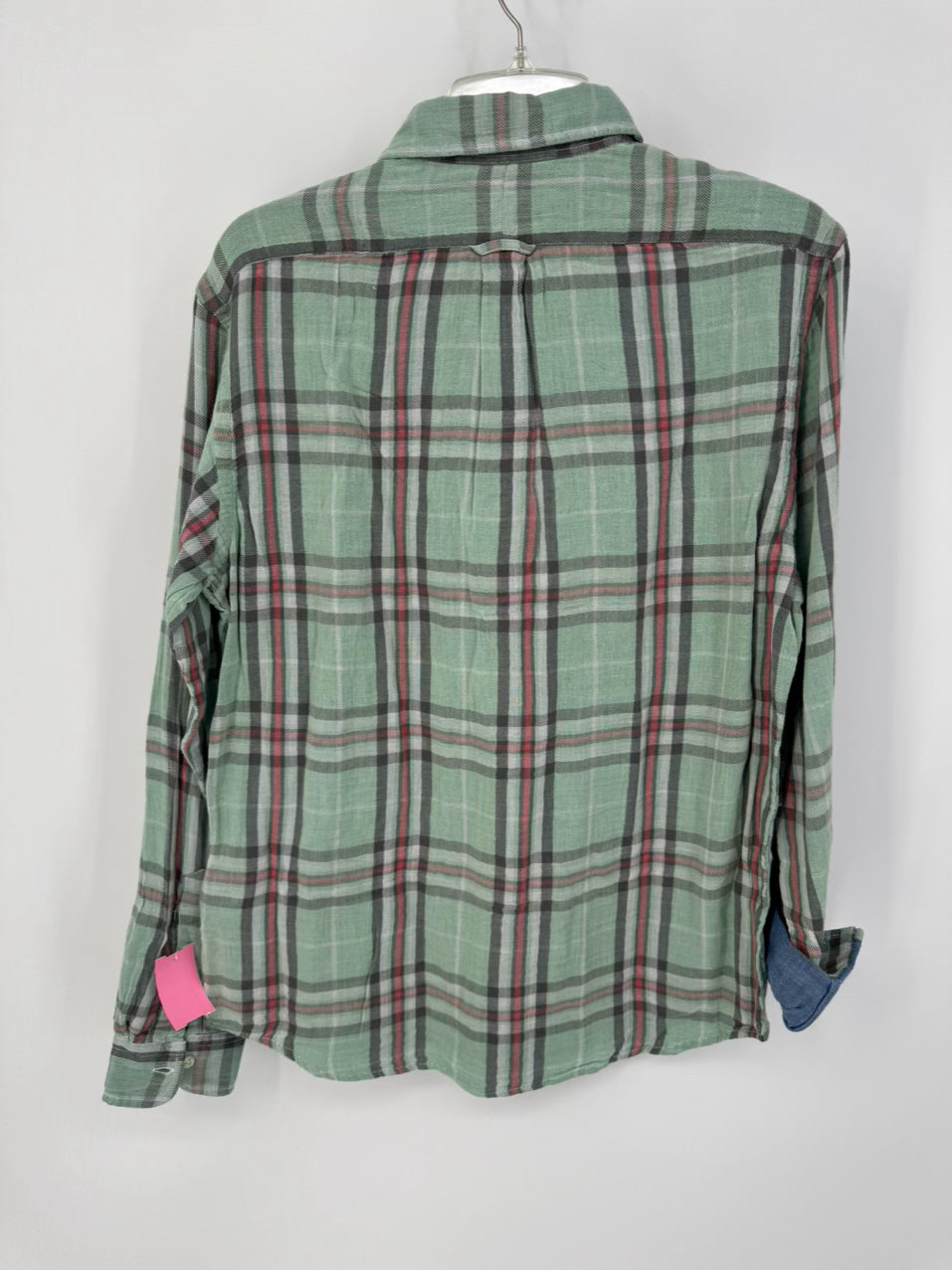 POLO RALPH LAUREN Size M Mint Plaid Long Sleeve Shirt NWT