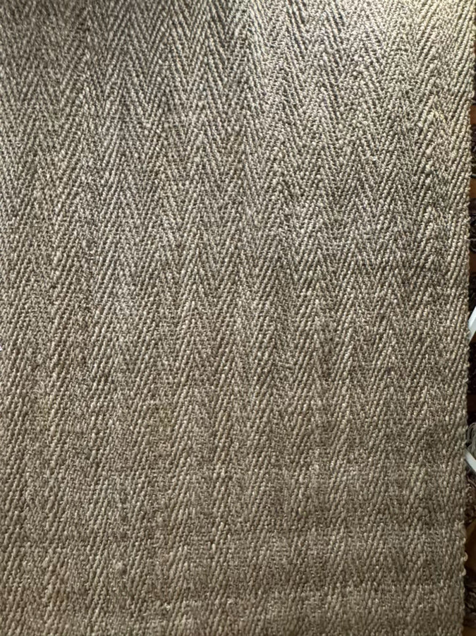 POTTERY BARN Natural Woven Chevron Owen Area Rug