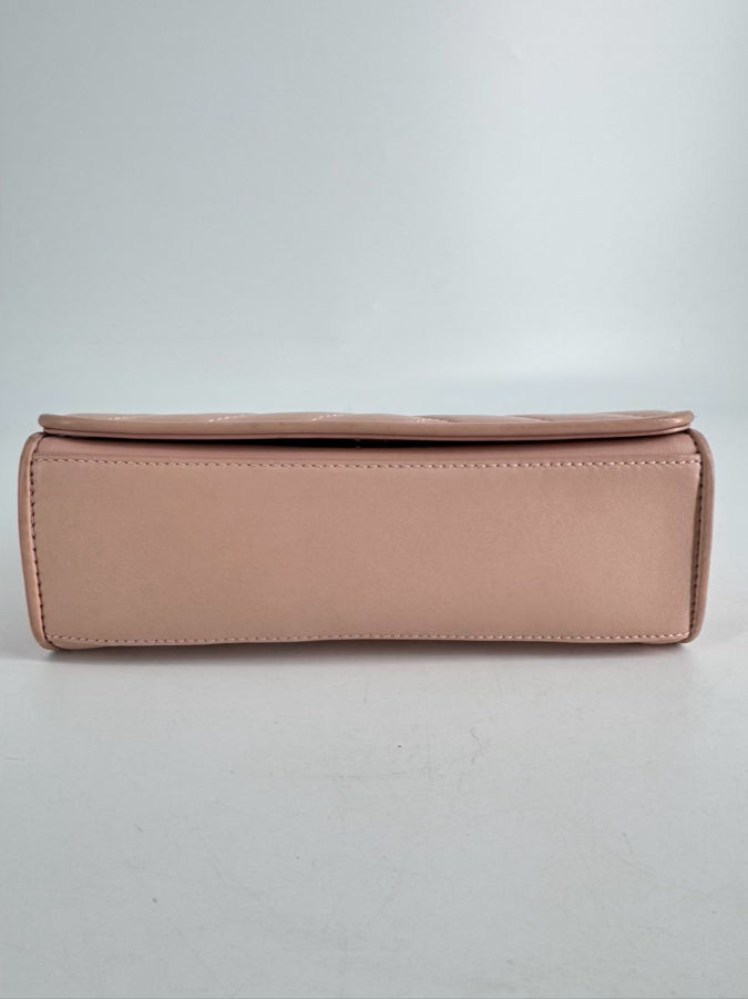 TORY BURCH Blush Quilted Leather Crossbody Bag