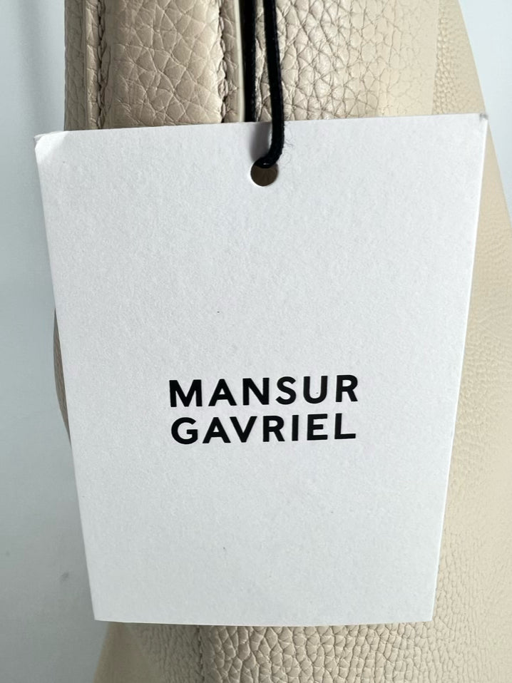 MANSUR GAVRIEL Cream Leather Tote Bag NWT