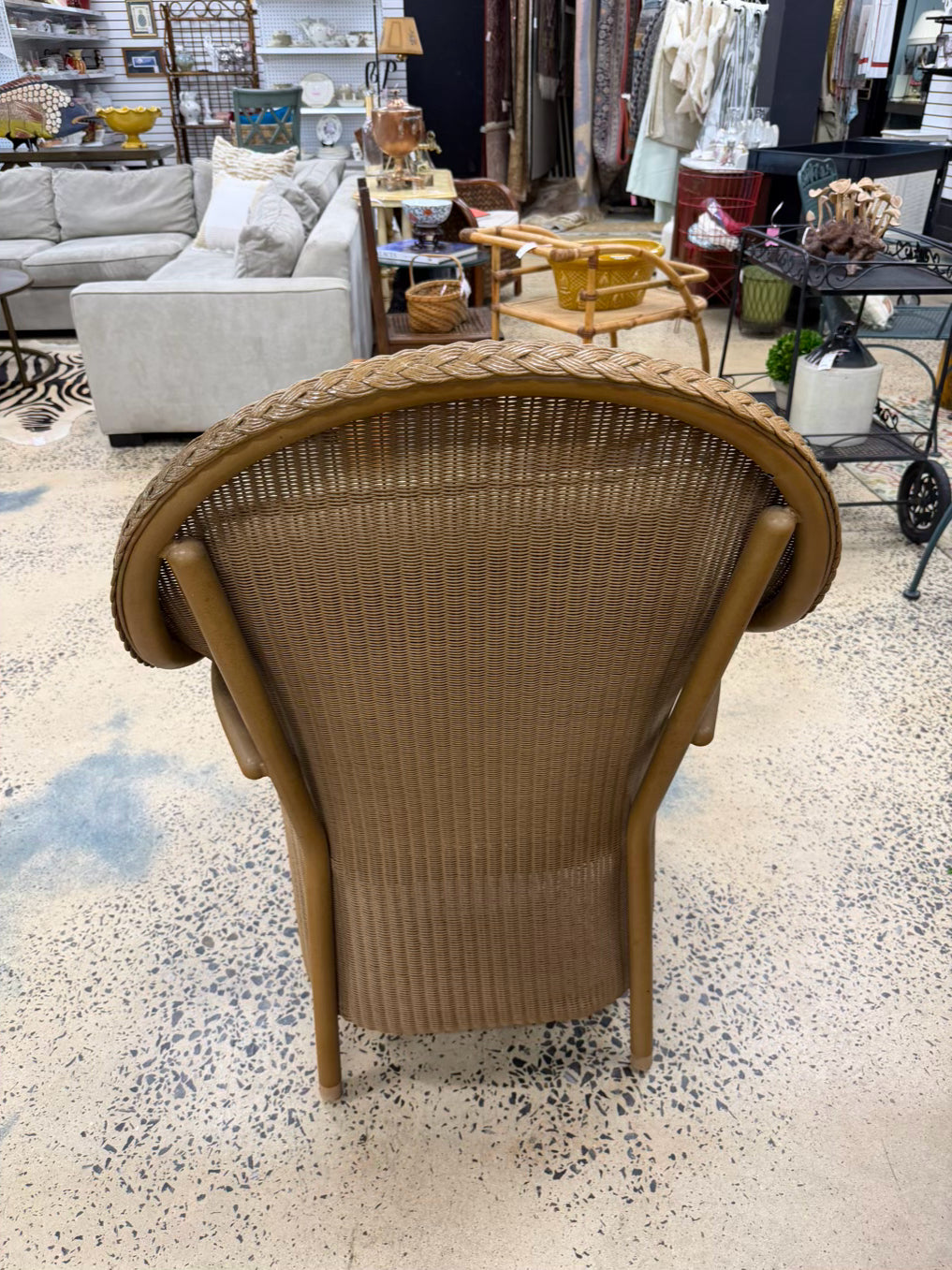 LOYD LOOM Carmel Wicker Pair Of Outdoor Chairs w/ Cushions