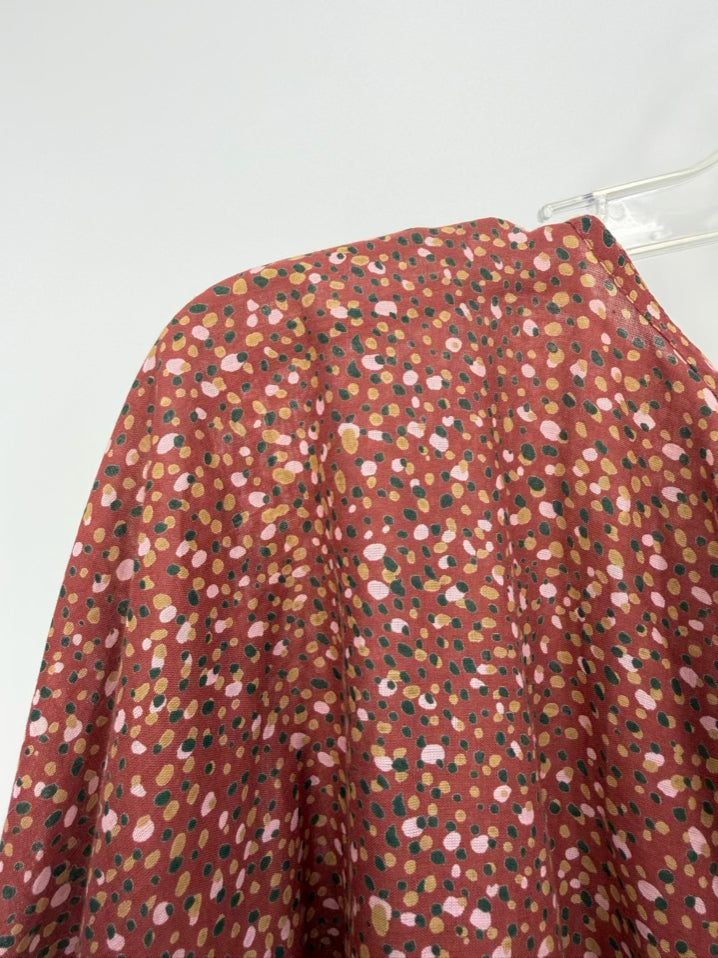 ERICA TANOV Wmn's Size 0 Sienna Dots Blouse NWT
