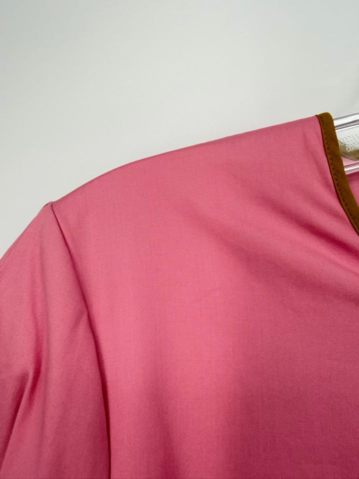 ROKSANDA Size Wmn's 14 Pink Balloon Sleeve Midi-Dress