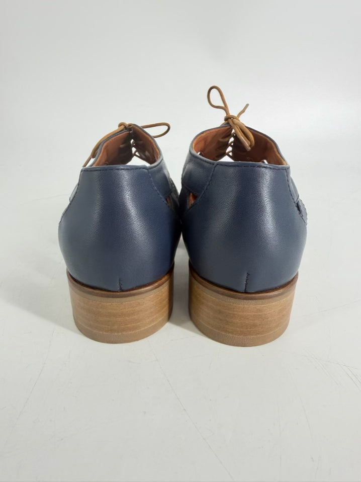 JULIA BO Nassau Cutout Oxfords Size WMNS 38 Navy Shoes