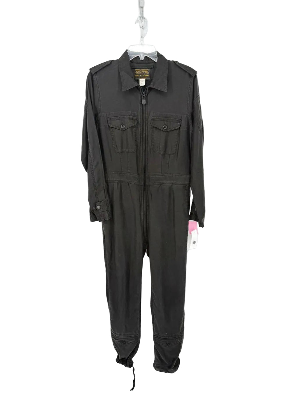 DOUBLE RL & CO Wmn's Size 2 Charcoal Zip Up Jumpsuit NWT