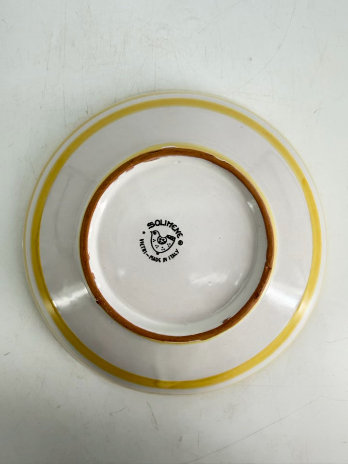 VIETRI SOMLIMENE Yellow & White Bowl