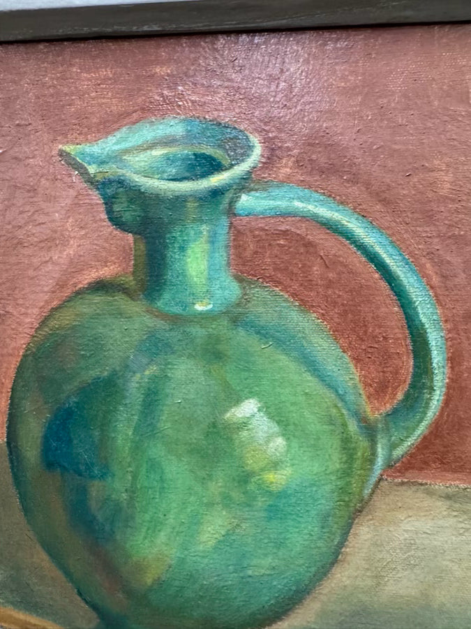 ALPERT Still Life Painting in Wood Frame