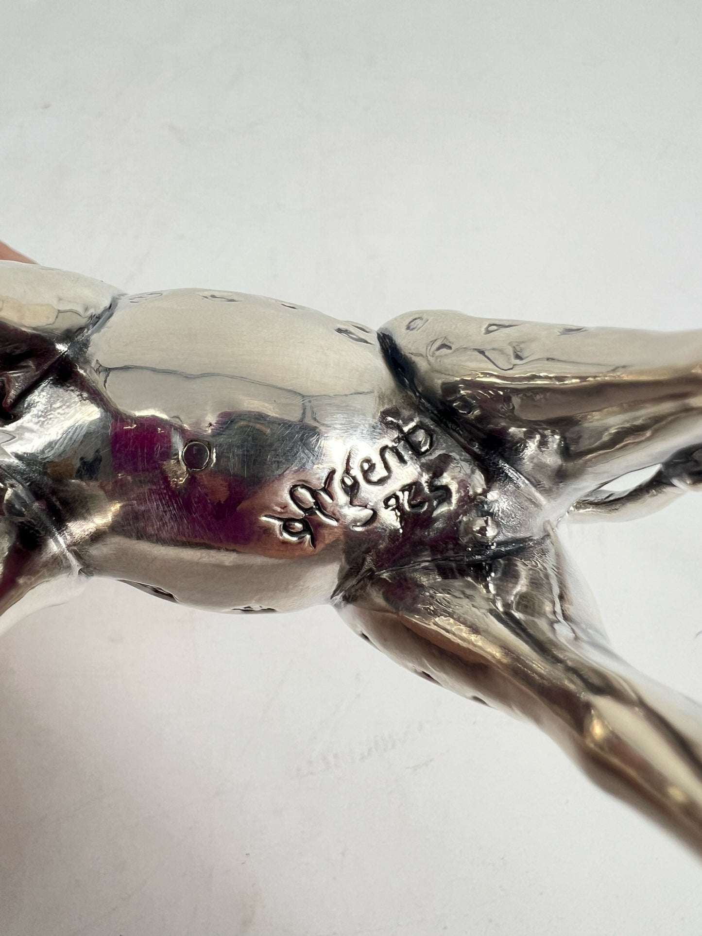 D' ARGENTA Silver STERLING SILVER Giraffe Figurine