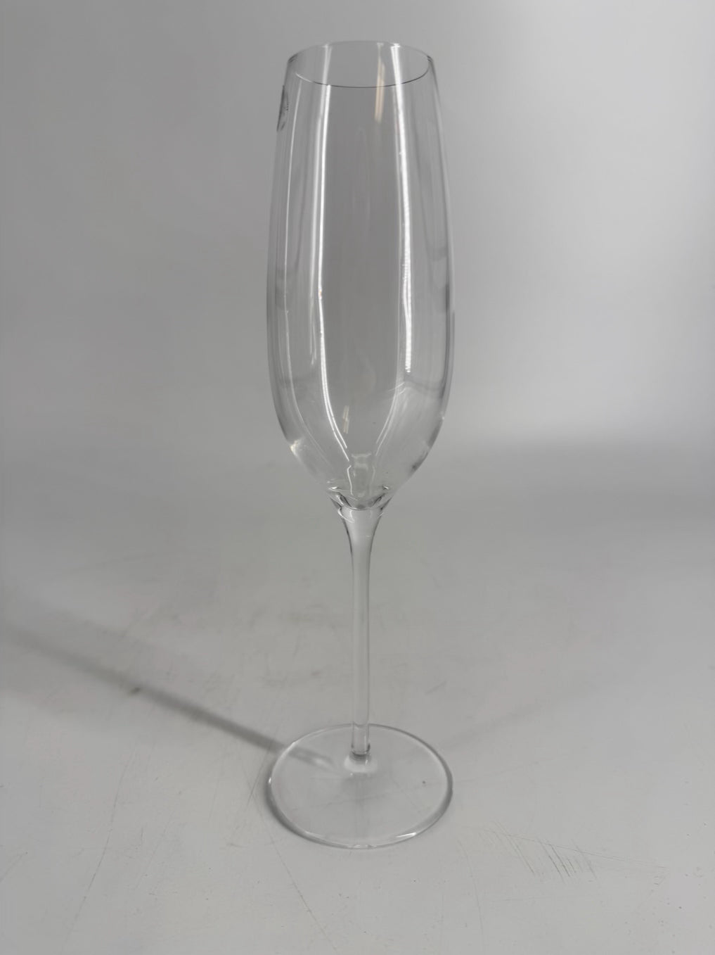 TIFFANY & CO. Clear Crystal Pair Of Champagne Flutes