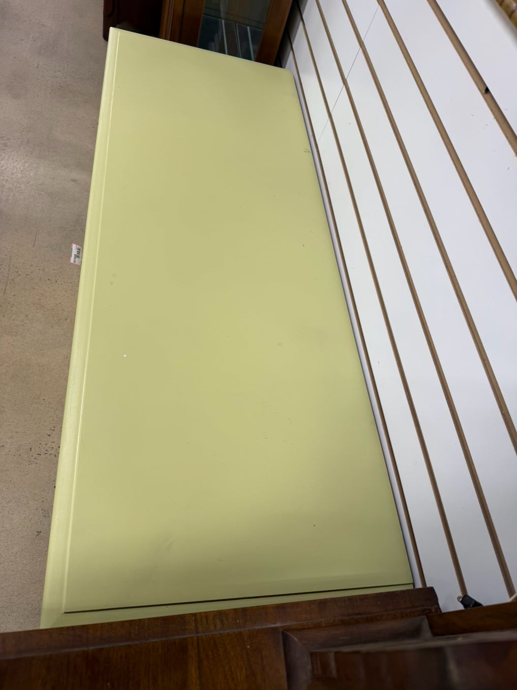 VINTAGE Yellow Painted Wood Dresser