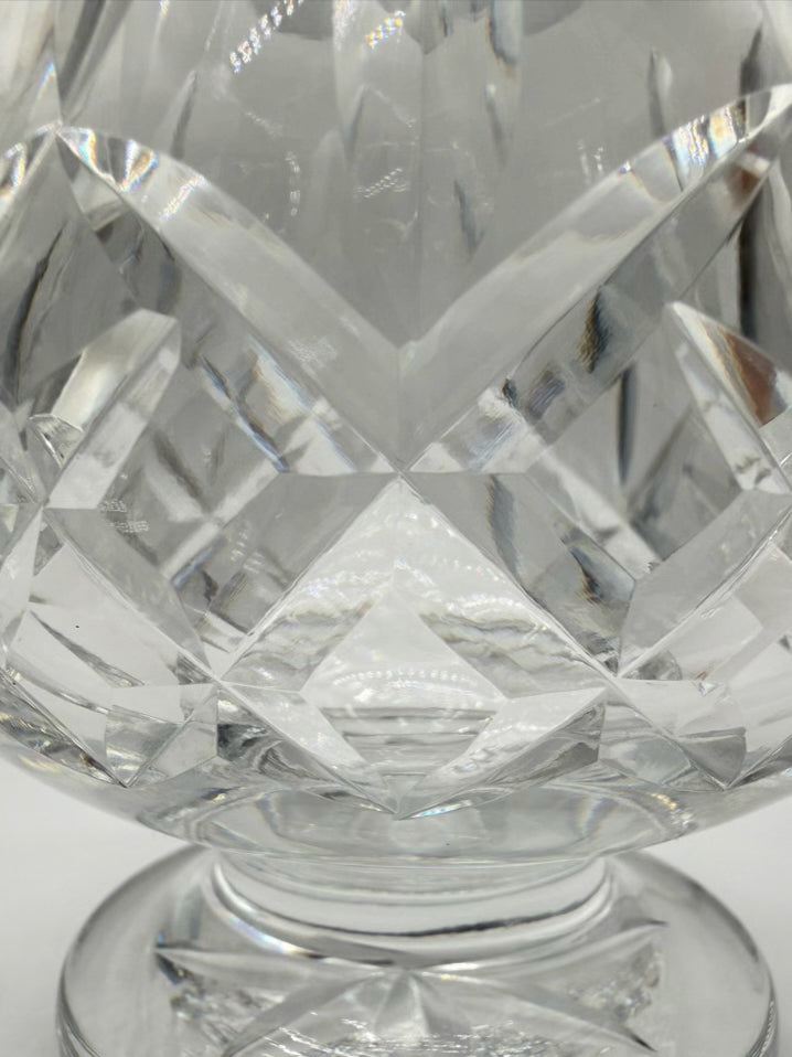 WATERFORD Lismore Clear Crystal Footed Decanter